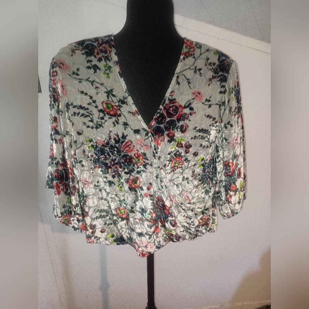 Maeve Multicolor Floral Blouse